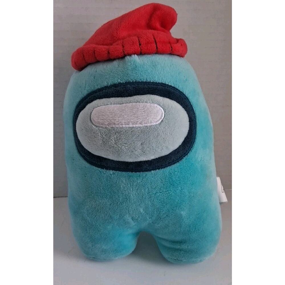 Among Us 8” Plush Toy - Cyan with Beannie